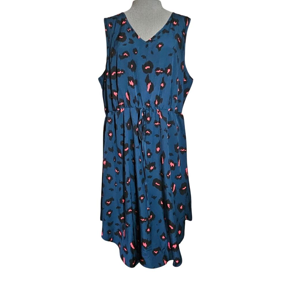 Animal Print Sleeveless Dress Size 2XL